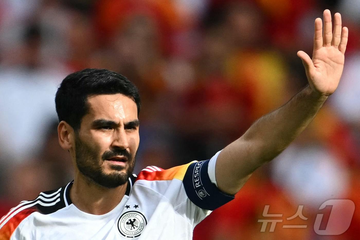 독일 대표팀 은퇴를 선언한 일카이 귄도안. ⓒ AFP=뉴스1