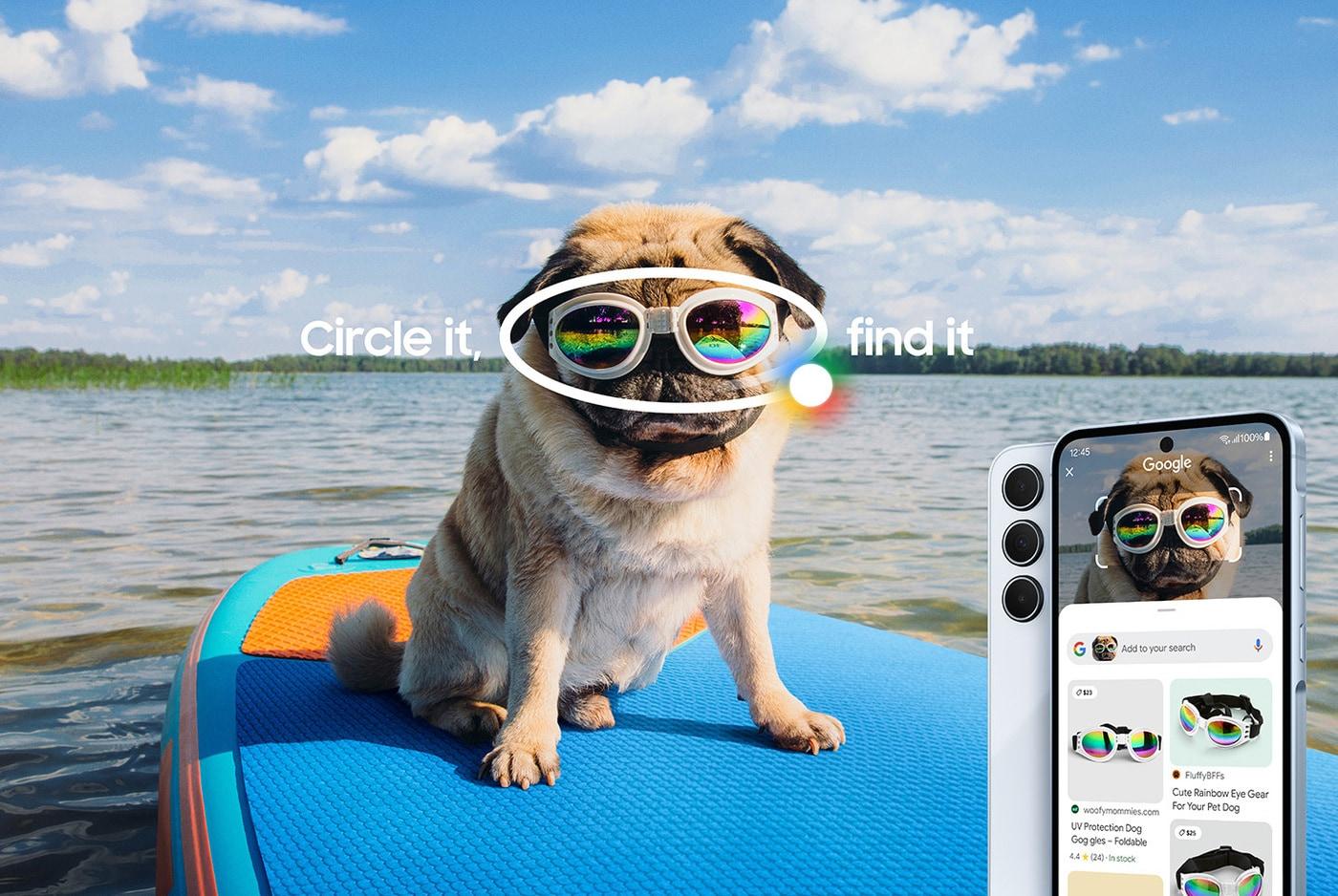 삼성전자(005930)가 보급형 스마트폰 '갤럭시A 시리즈'와 갤럭시탭 S9 FE 시리즈에서도 인공지능(AI) 검색 기능 '서클 투 서치(Circle to Search)'를 지원한다.(삼성전자 제공)