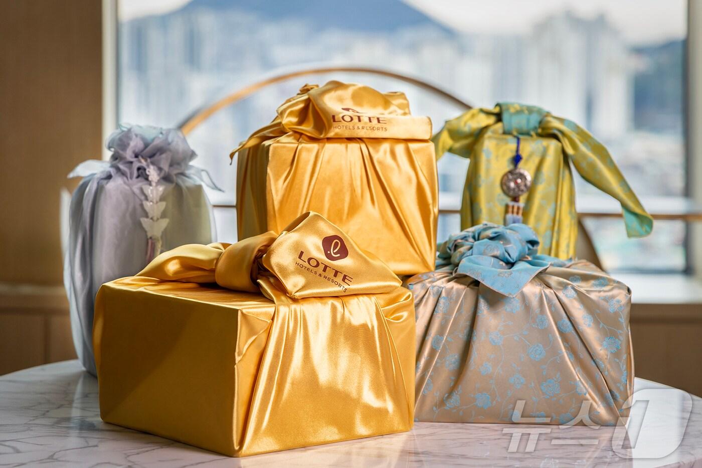 부산롯데호텔 추석선물세트.(부산롯데호텔 제공)