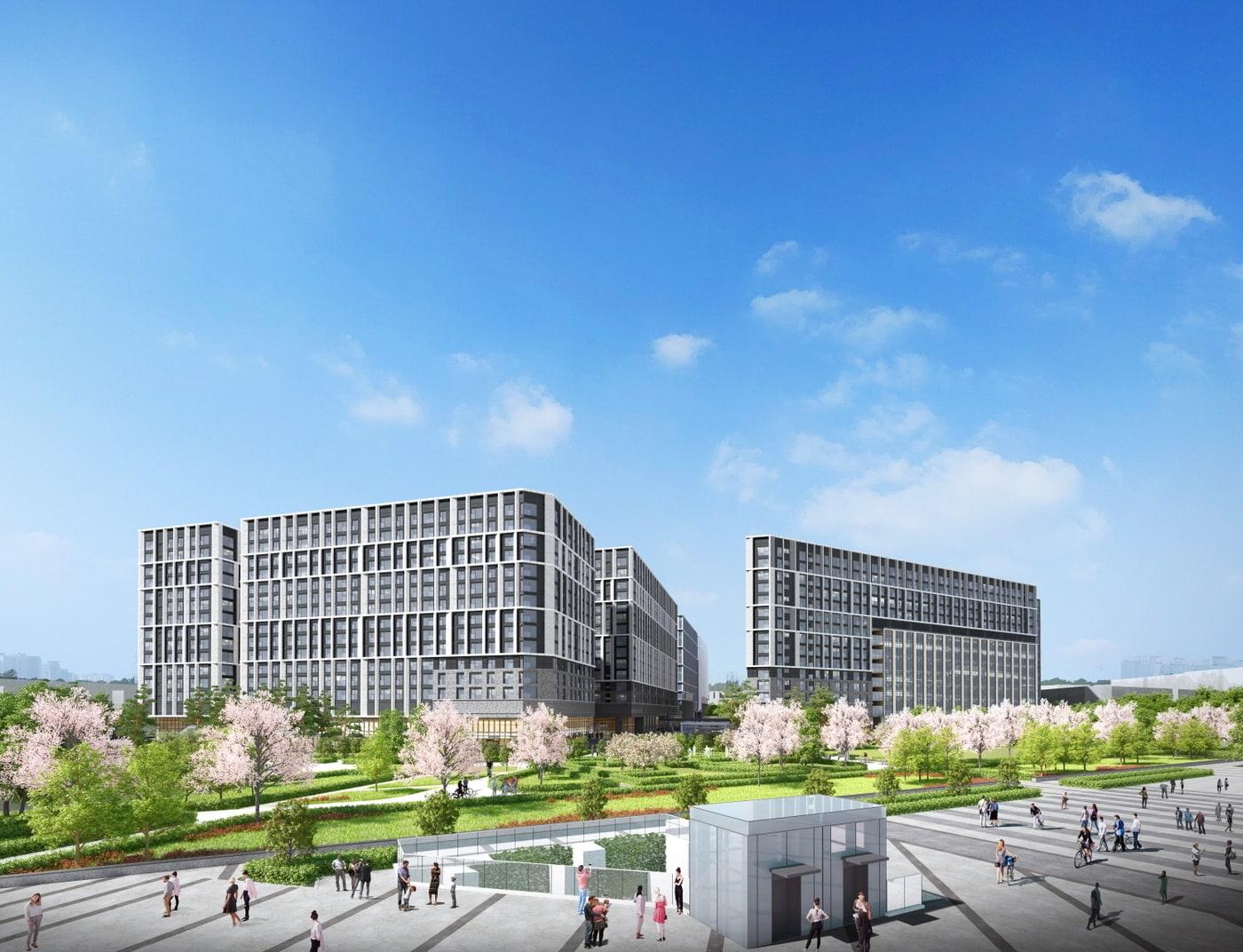 본문 이미지 - 롯데캐슬 르웨스트 투시도(롯데건설).