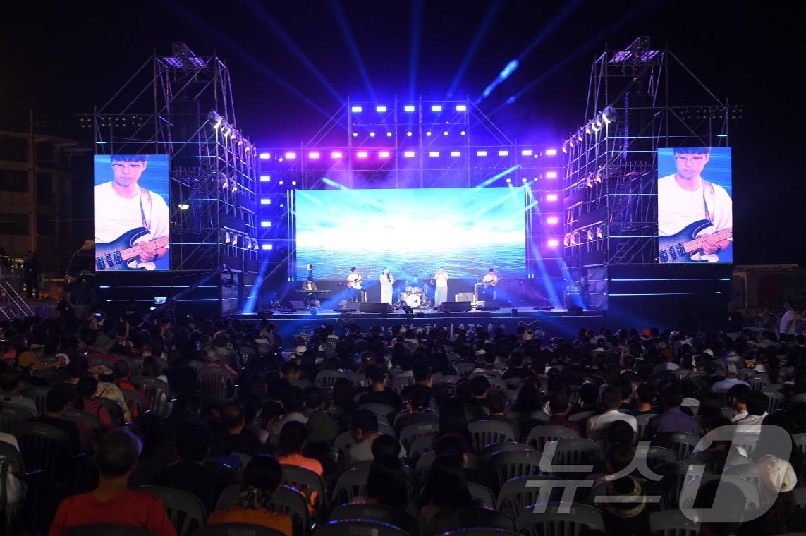 본문 이미지 - 2024 기장임랑 썸머뮤직 페스티벌 현장(기장군청 제공)