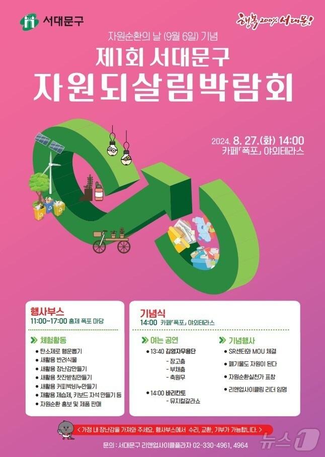 본문 이미지 - 제1회 서대문구 자원되살림박람회.