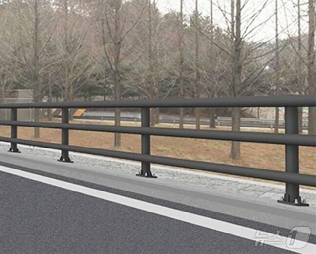 본문 이미지 -  차량용 방호 울타리 교체 (도봉구 제공) 