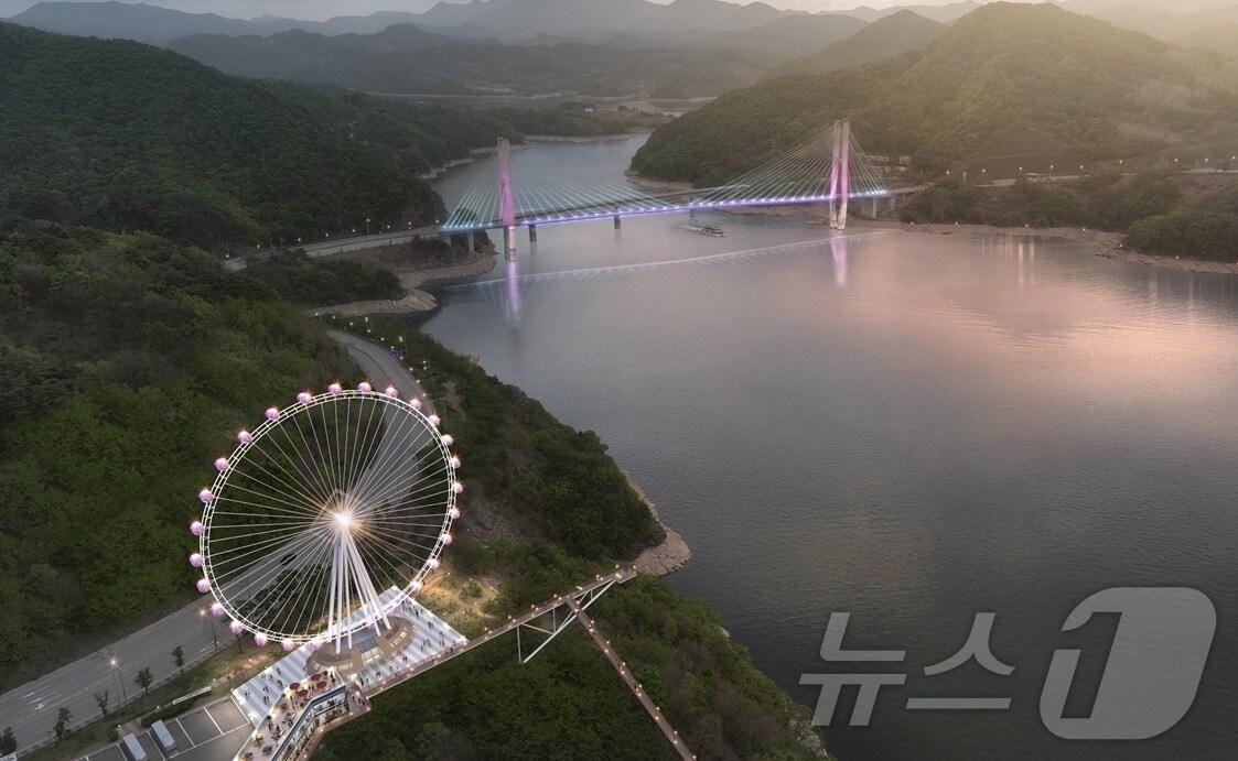 본문 이미지 - 청풍호 대관람차 조감도.2024.8.25/뉴스1