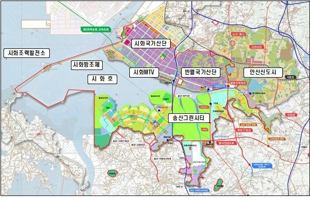 본문 이미지 - 반월특수지역 현황도./국토부 제공