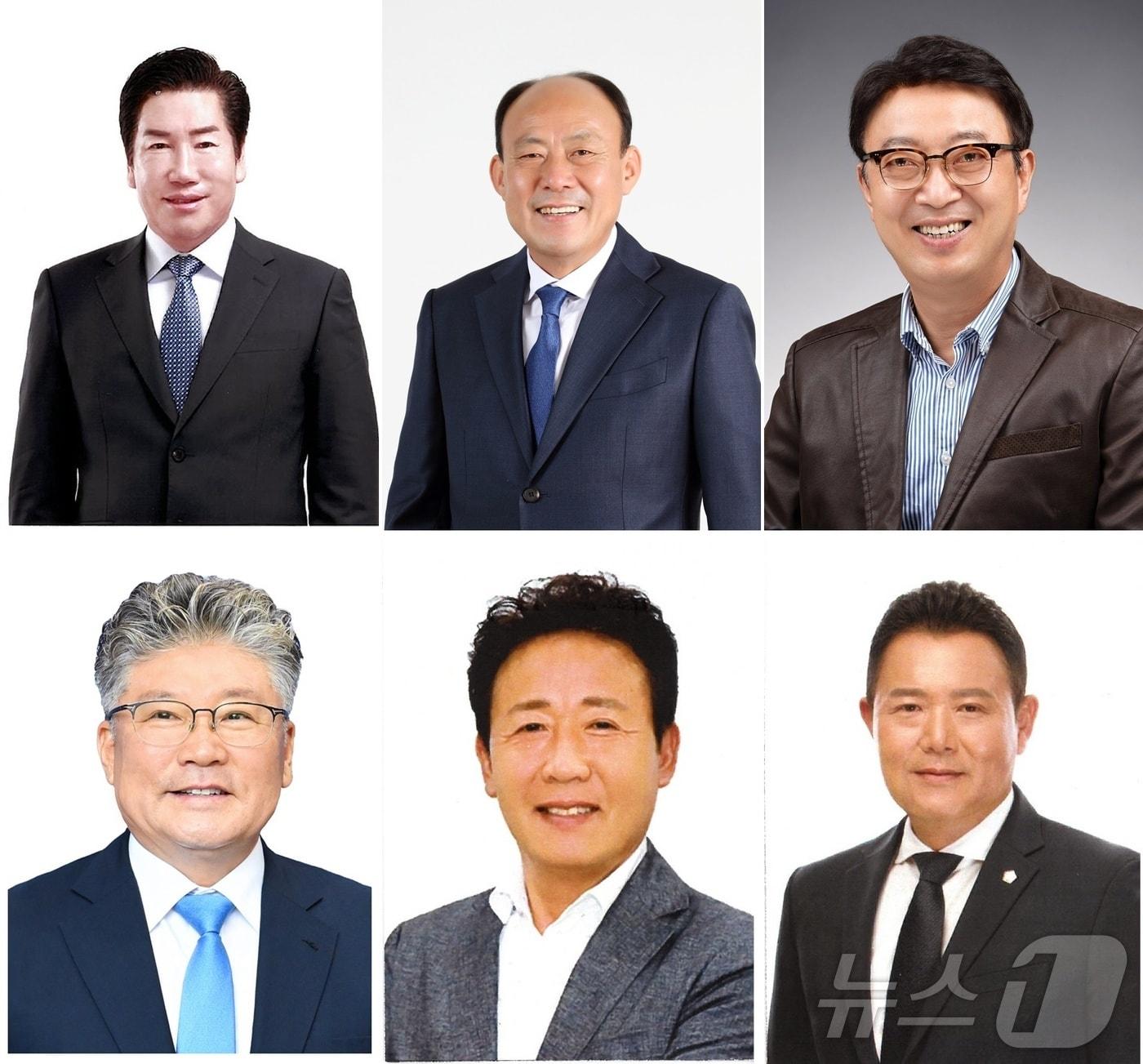 본문 이미지 - 10·16 재보궐선거 더불어민주당 전남 영광군수 후보들. 좌측 상단부터 양재회, 이동권, 장현, 장세일, 장기소, 김한균 후보.(출처 중앙선거관리위원회)2024.8.23./뉴스1