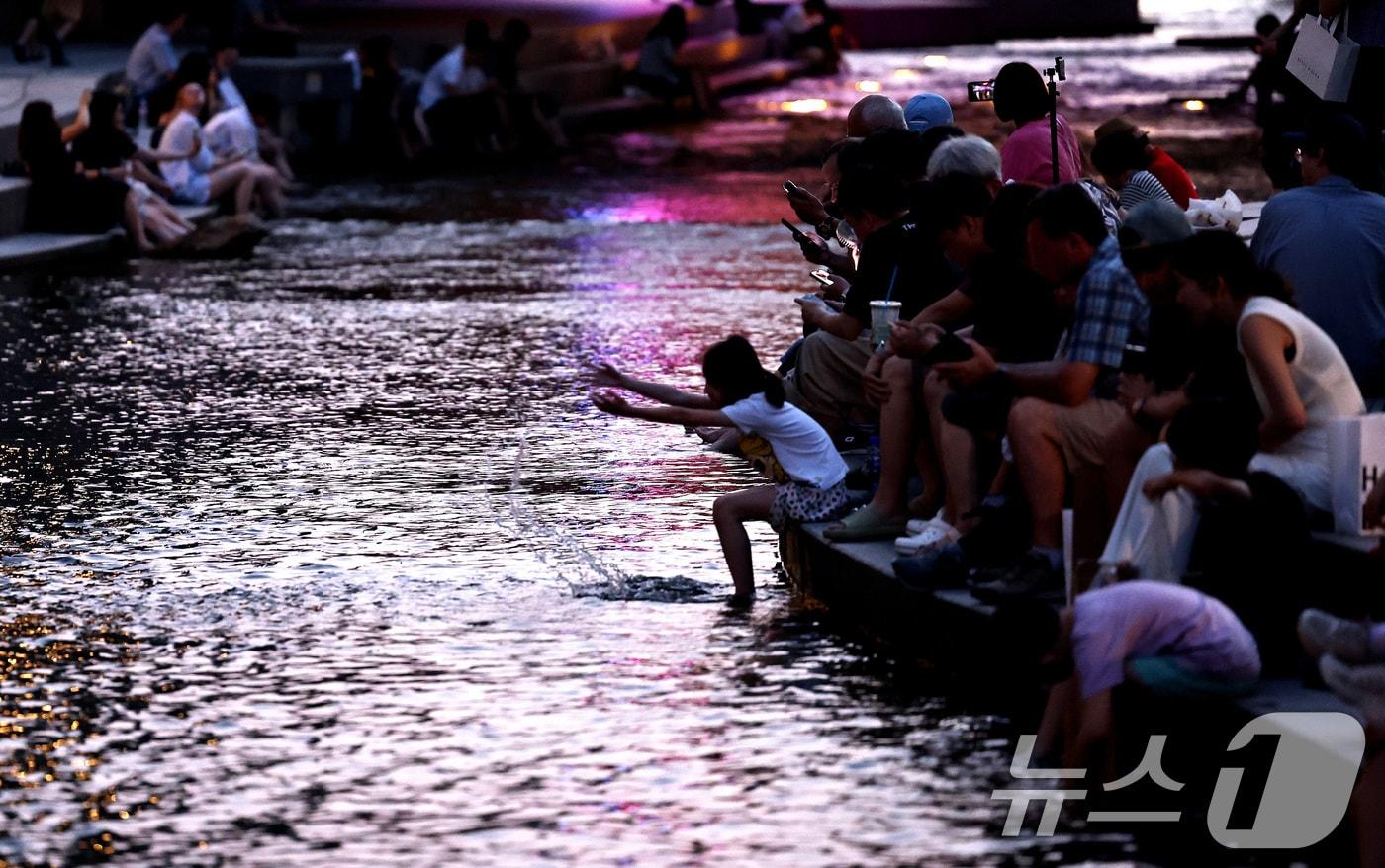 8일 대전충남 대부분 지역에 열대야가 나타났다. /뉴스1 ⓒ News1 구윤성 기자