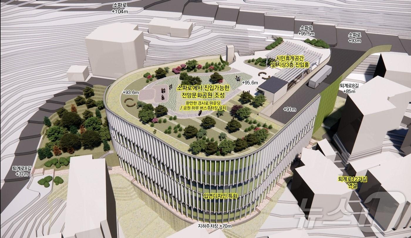 회현제2시민아파트 조감도.(서울시 제공)