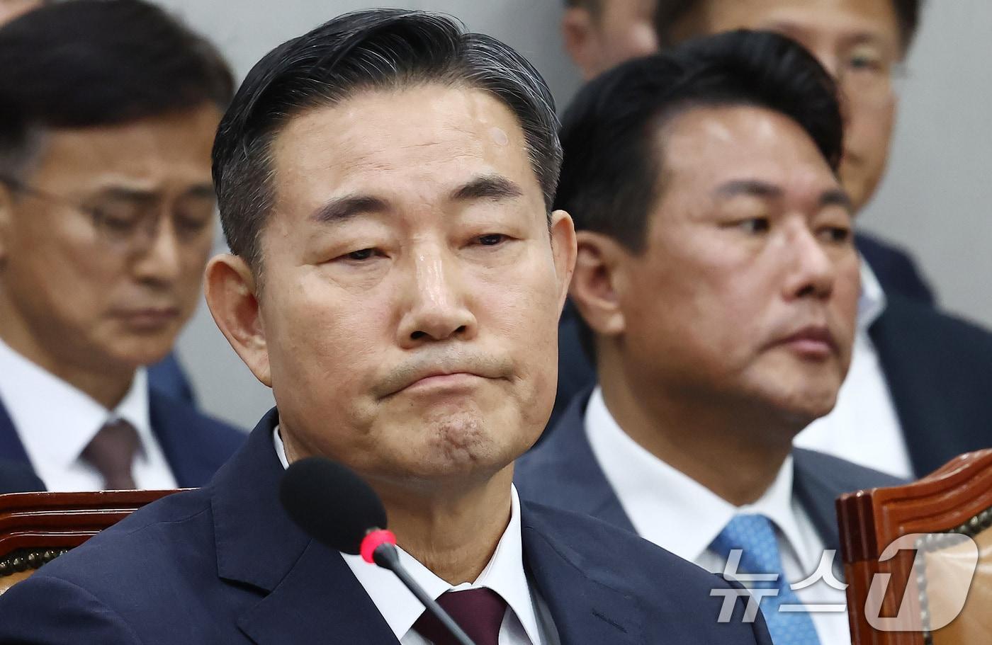 본문 이미지 - 신원식 전 국가안보실장과 김태효 전 안보실1차장ⓒ 뉴스1 김민지 기자