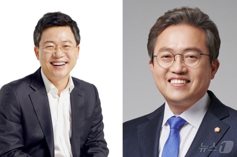 본문 이미지 - 박정하 국민의힘 국회의원(왼쪽)과 송기헌 더불어민주당 국회의원. (뉴스1 DB)
