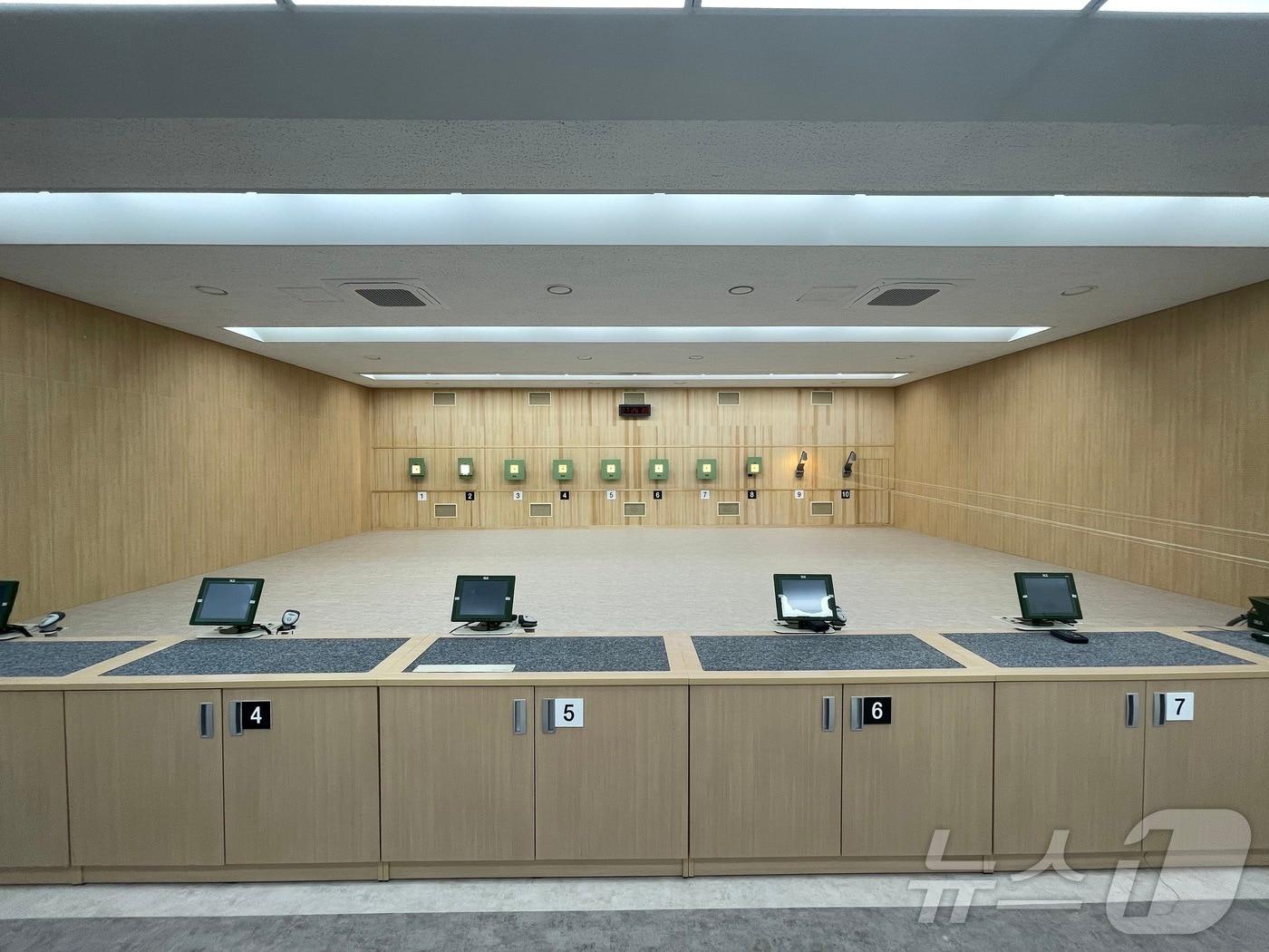 본문 이미지 - 강릉시, 사격선수 전용 훈련장 준공.(강릉시 제공) 2024.8.28/뉴스1