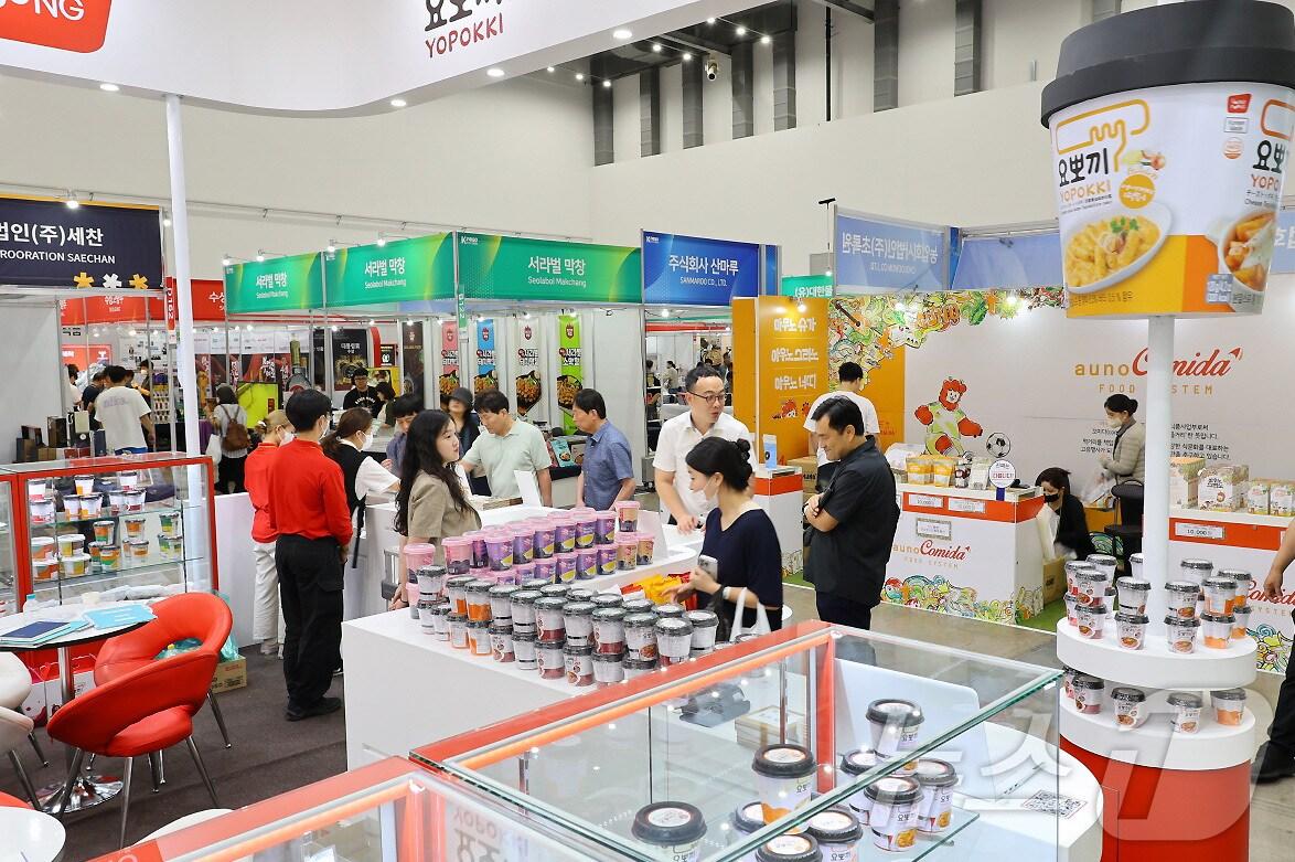 본문 이미지 - 28일 대구 엑스코에서 '제24회 대구국제식품산업전'이 개막했다. (엑스코 제공)