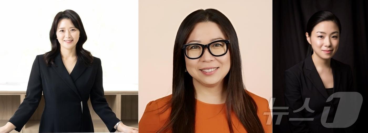 모히건 인스파이어의 허정현 최고법률책임자(왼쪽부터), 제인 존 최고재무책임자, 김윤아 리조트영업 총괄(모히건 인스파이어 제공)