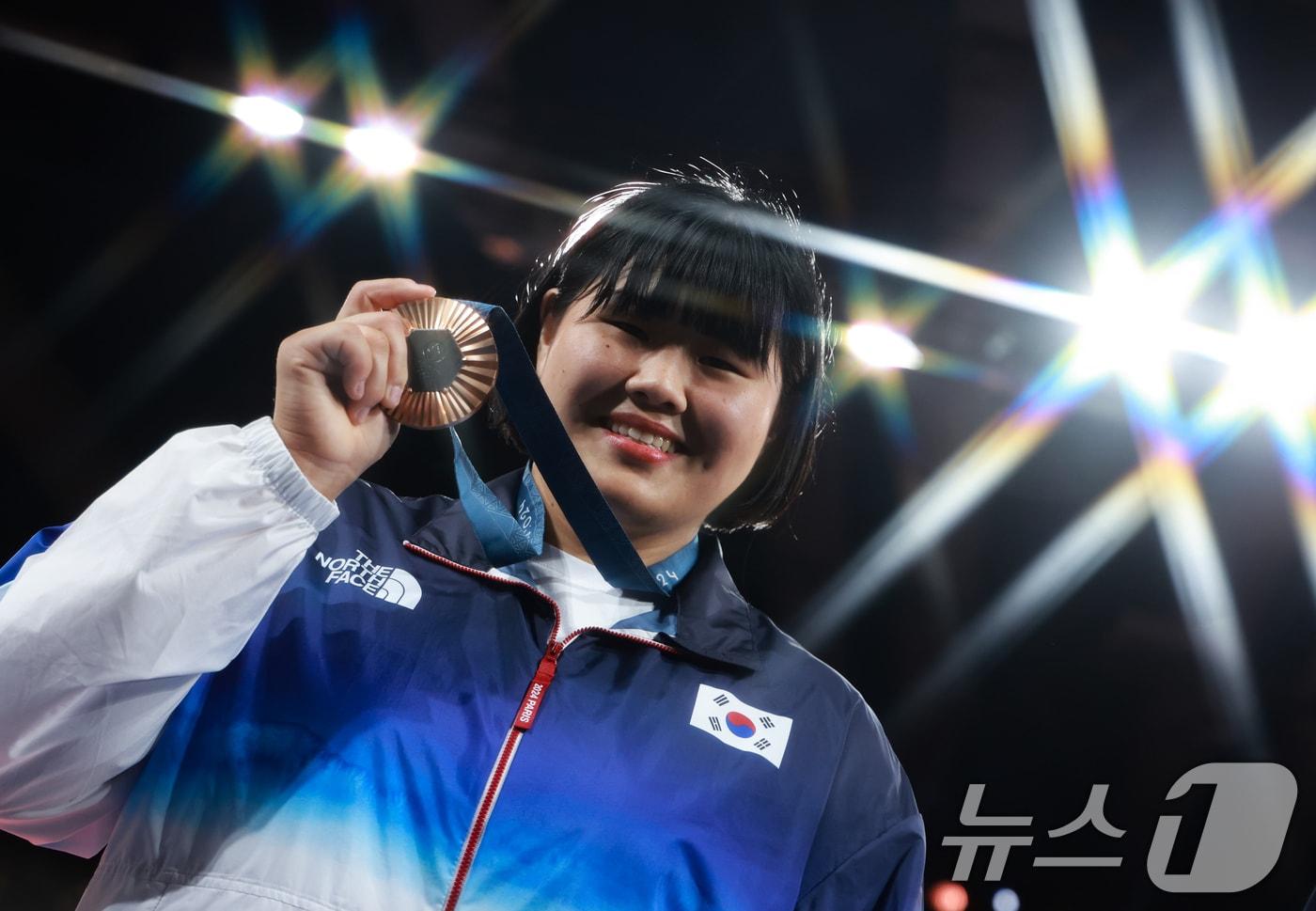 한국 유도의 김하윤. 2024.8.3/뉴스1 ⓒ News1 박정호 기자