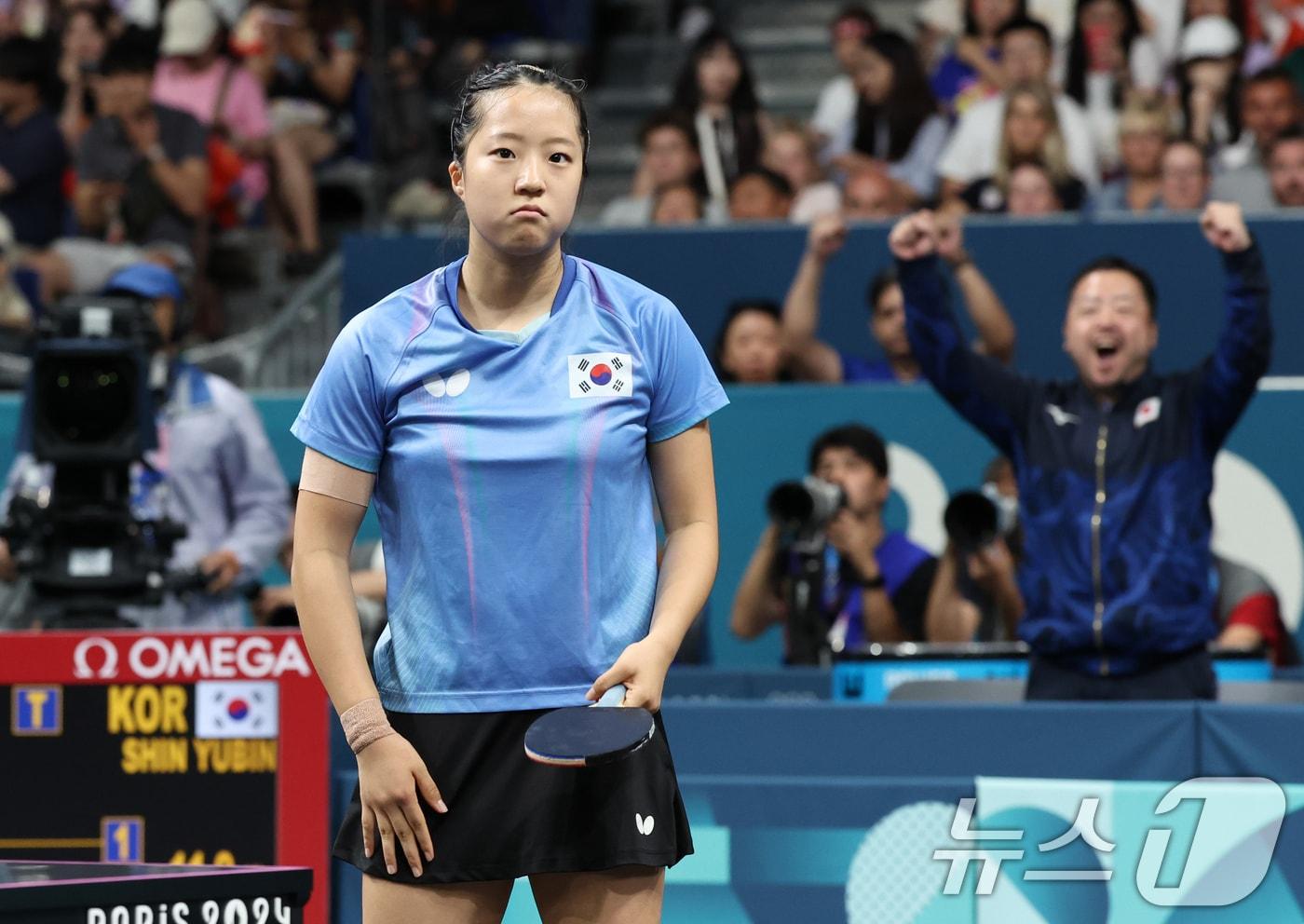 탁구 국가대표 신유빈. 2024.8.3/뉴스1 ⓒ News1 DB