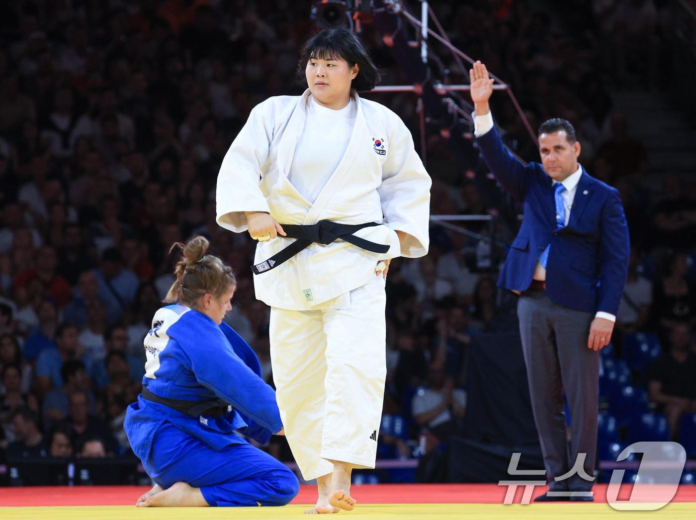 본문 이미지 - 한국 유도대표팀의 간판 김하윤2024.8.3/뉴스1 ⓒ News1 박정호 기자