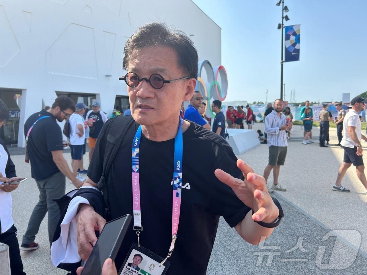 본문 이미지 - 2024 파리 올림픽에서 눈부신 성과를 낸 사격 대표팀의 장갑석 감독. ⓒ News1 문대현 기자