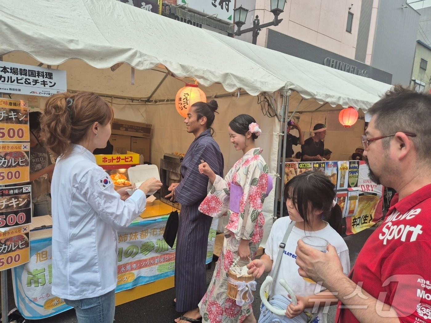 본문 이미지 - 아사히키서 여름축제.(수원시 제공)