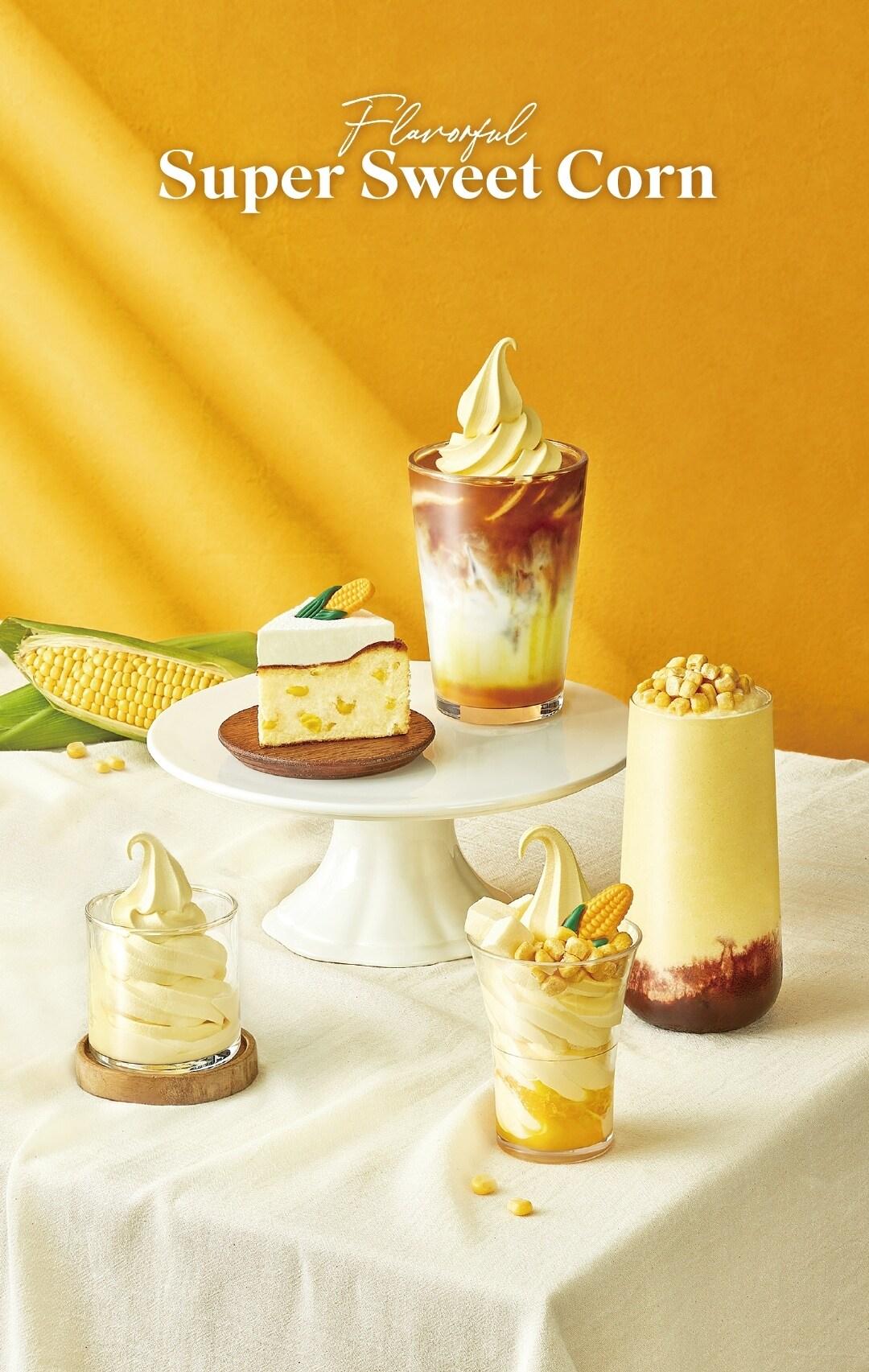 본문 이미지 - 초당옥수수를 활용한 폴바셋의 신메뉴 5종.(폴바셋제공)