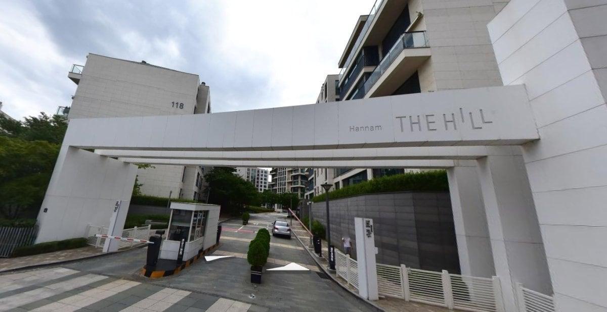 본문 이미지 -  서울 용산구 한남더힐 네이버 지도뷰.