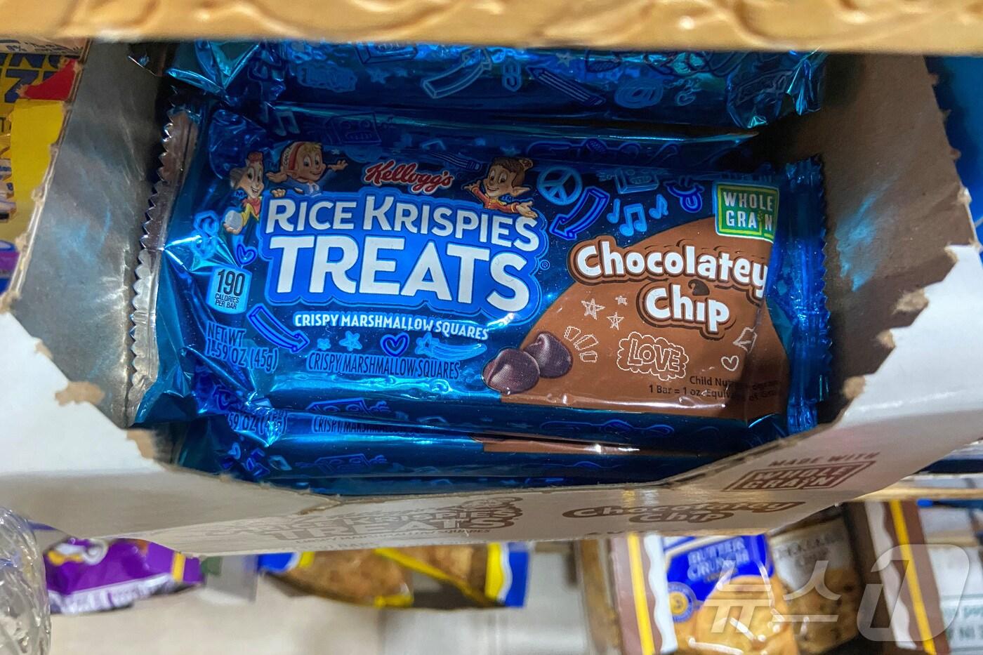 미국 뉴욕의 한 상점에 초콜릿 과자가 진열돼있다. ⓒ 로이터=뉴스1 ⓒ News1 신은빈 기자