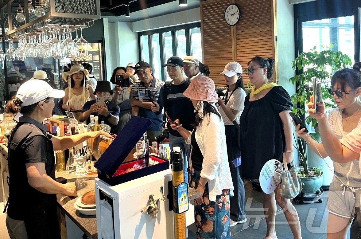 본문 이미지 - 영동군 SNS홍보단 팸투어 (영동군 제공) /뉴스1