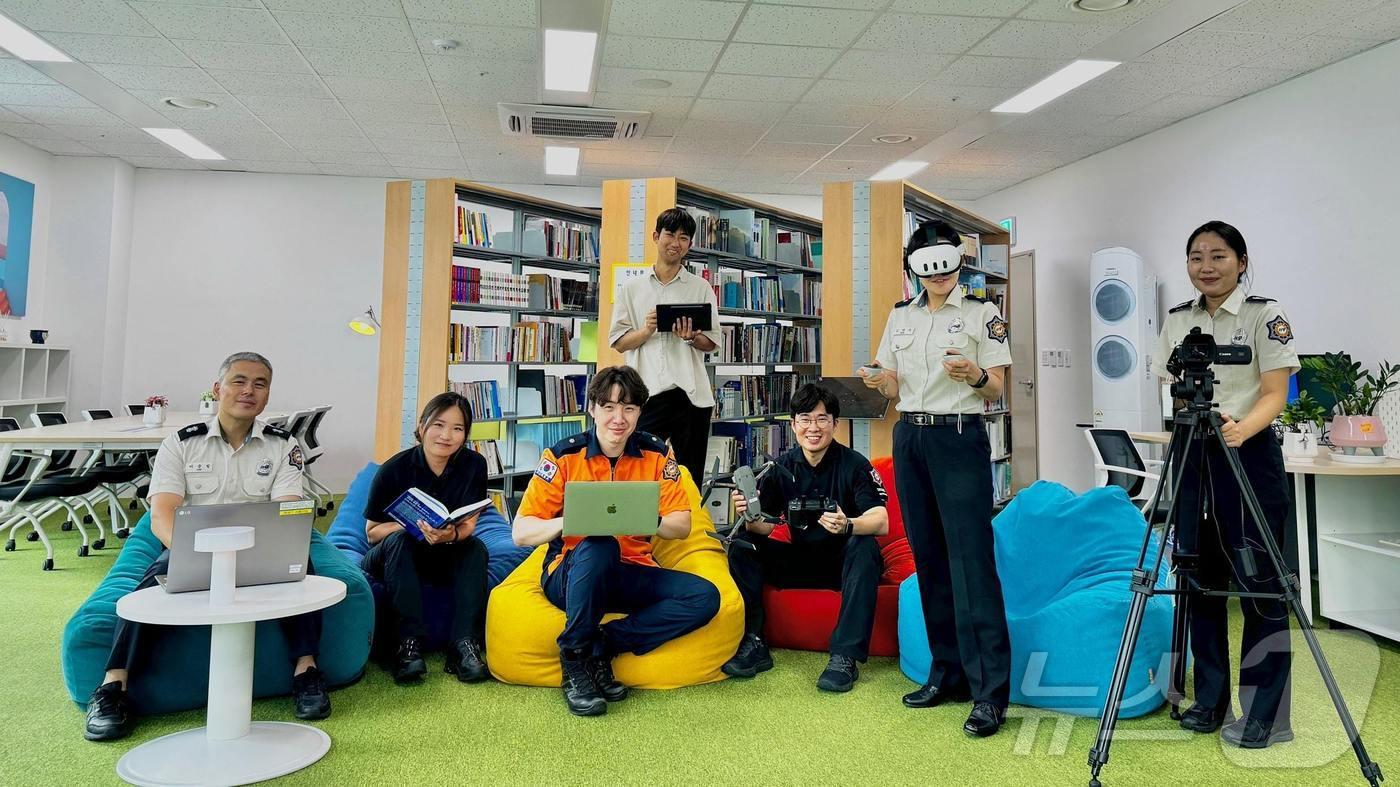 중앙소방학교 '디지털 무장단'. (소방청 제공)ⓒ 뉴스1