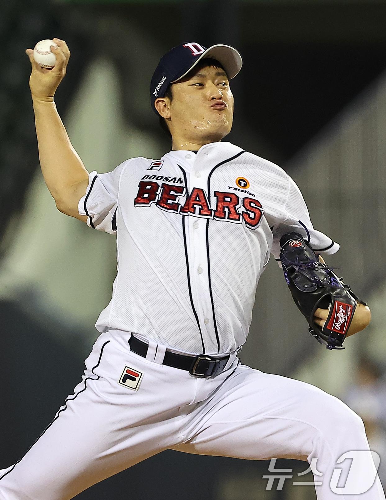 본문 이미지 - LG 이적설이 돌고 있는 김강률. 2024.8.7/뉴스1 ⓒ News1 김진환 기자