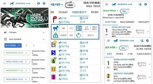 본문 이미지 - 제9회 농식품부 공공데이터 활용 창업경진대회에서 대상에 선정된 모바일 경마정보서비스. (농식품부 제공) 