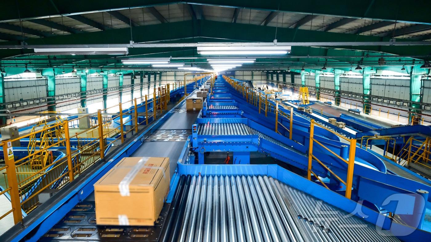 한진 백암 B2B 허브터미널 모습(한진 제공)