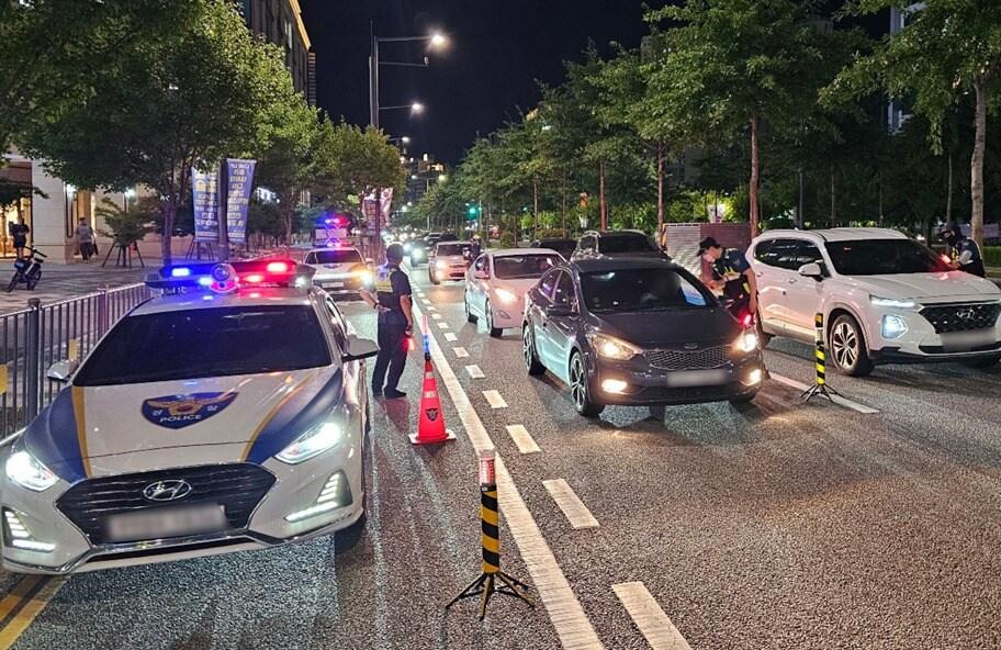 본문 이미지 -  세종경찰청 음주단속。（세종경찰청 제공）／뉴스１