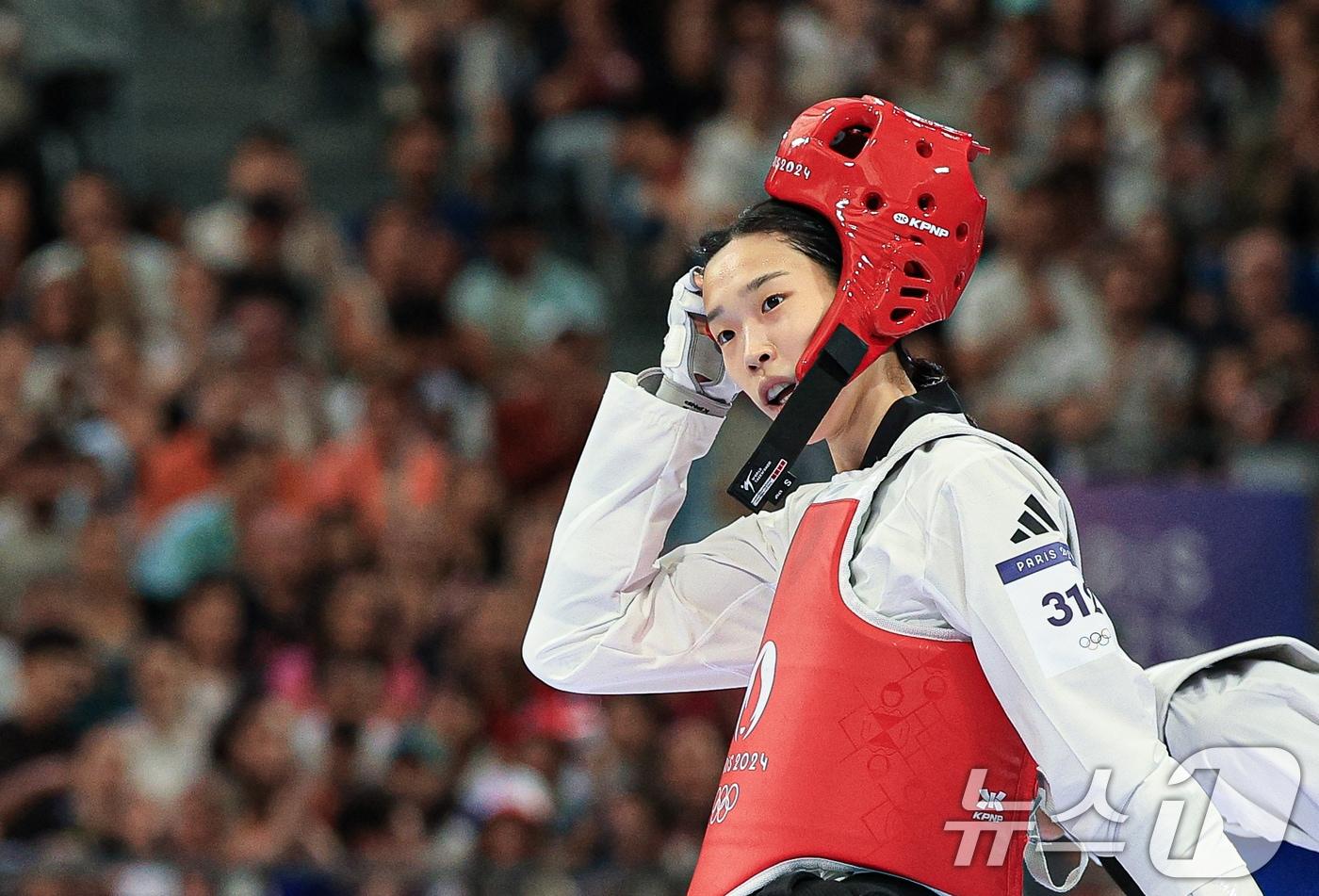 본문 이미지 - 대한민국 태권도 국가대표팀 김유진 .  ⓒ 뉴스1 박정호 기자