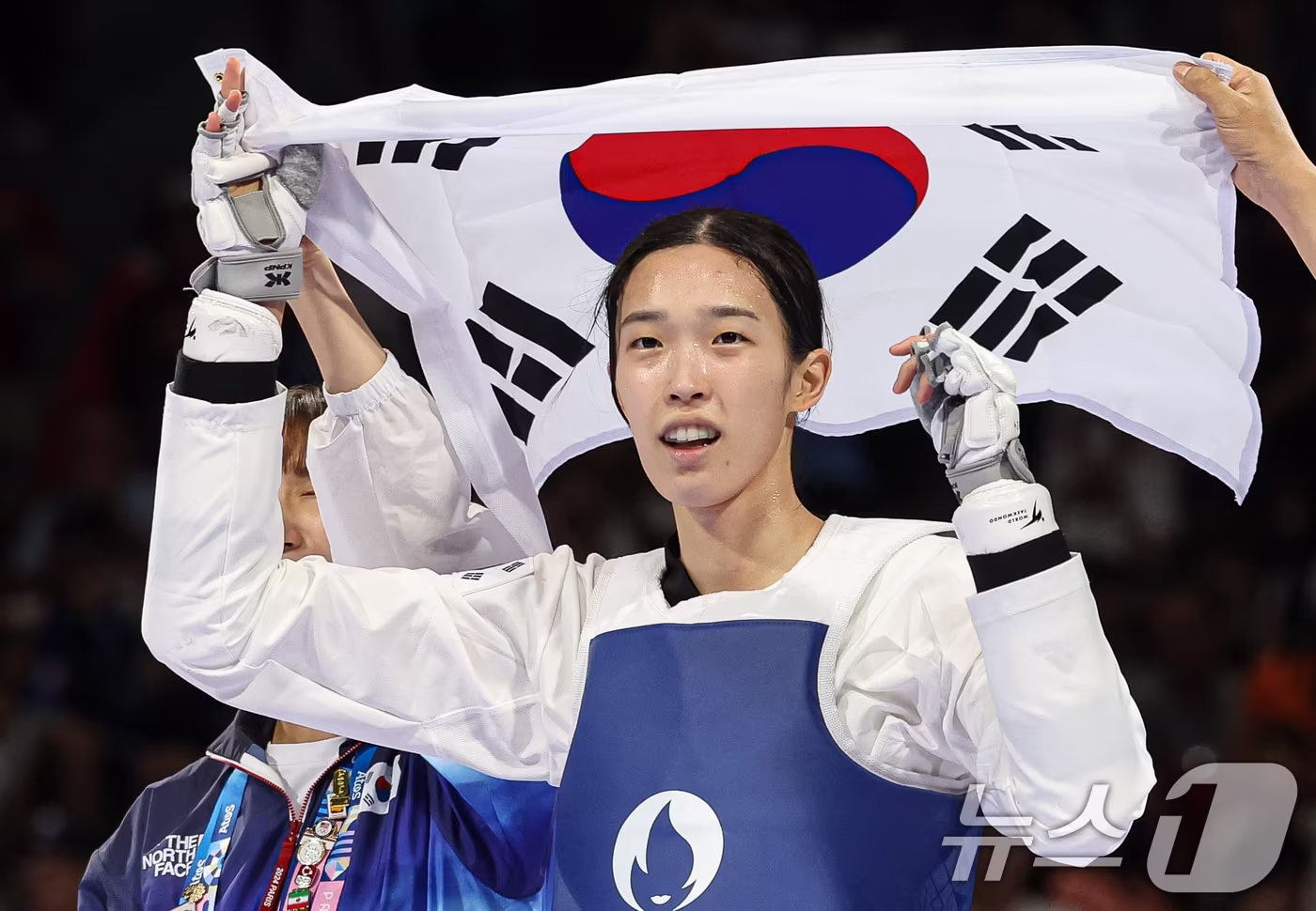본문 이미지 - 대한민국 태권도 국가대표팀 김유진 2024.8.9 ⓒ 뉴스1 이동해 기자