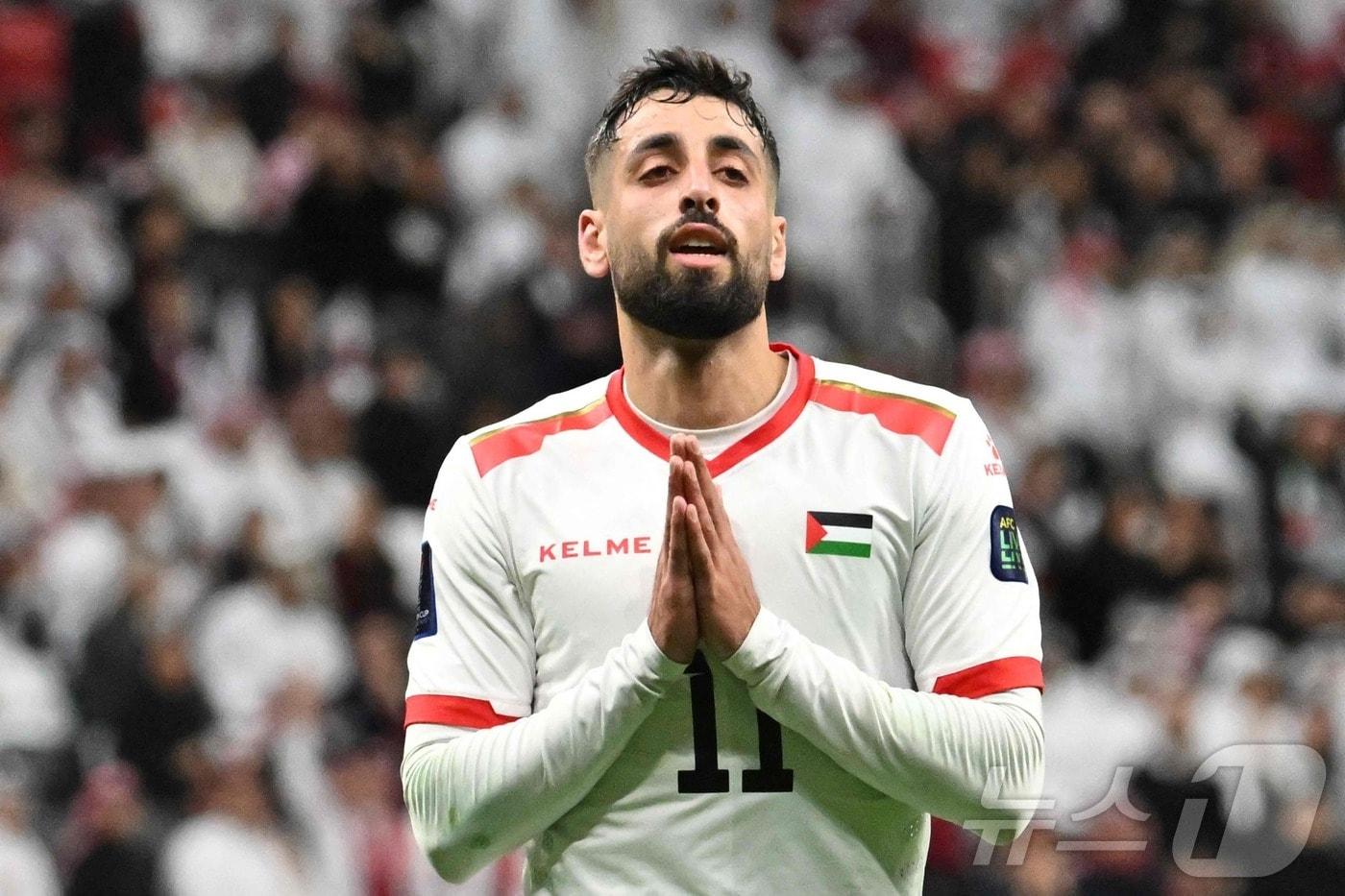 본문 이미지 - 팔레스타인의 간판 공격수 오데이 다바그. ⓒ AFP=뉴스1