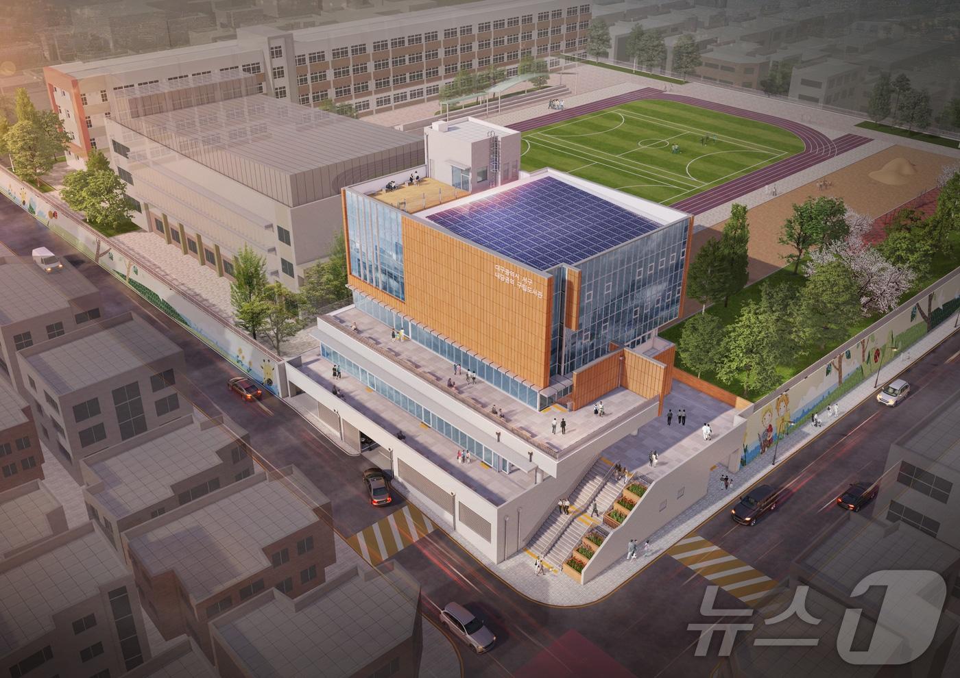 내당권역 구립도서관 조감도 &#40;대구 서구 제공&#41;