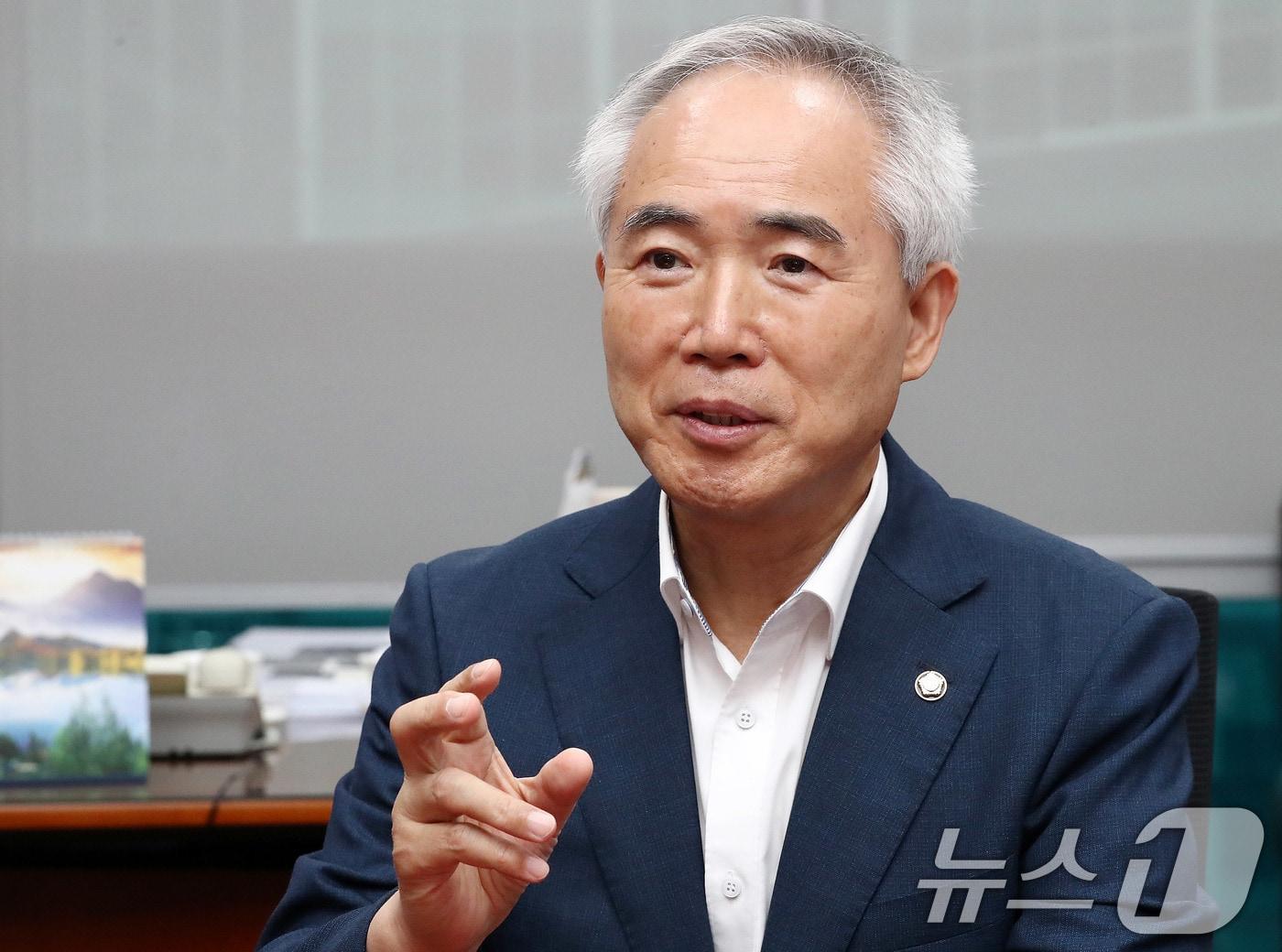 본문 이미지 - 양부남 더불어민주당 의원 인터뷰. 2024.9.10/뉴스1 ⓒ News1 박세연 기자