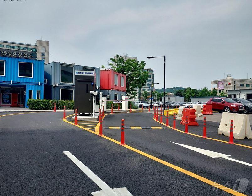 본문 이미지 - 추석 연휴 무료 개방되는 고양시 화정 제1주차장. (고양시 제공)