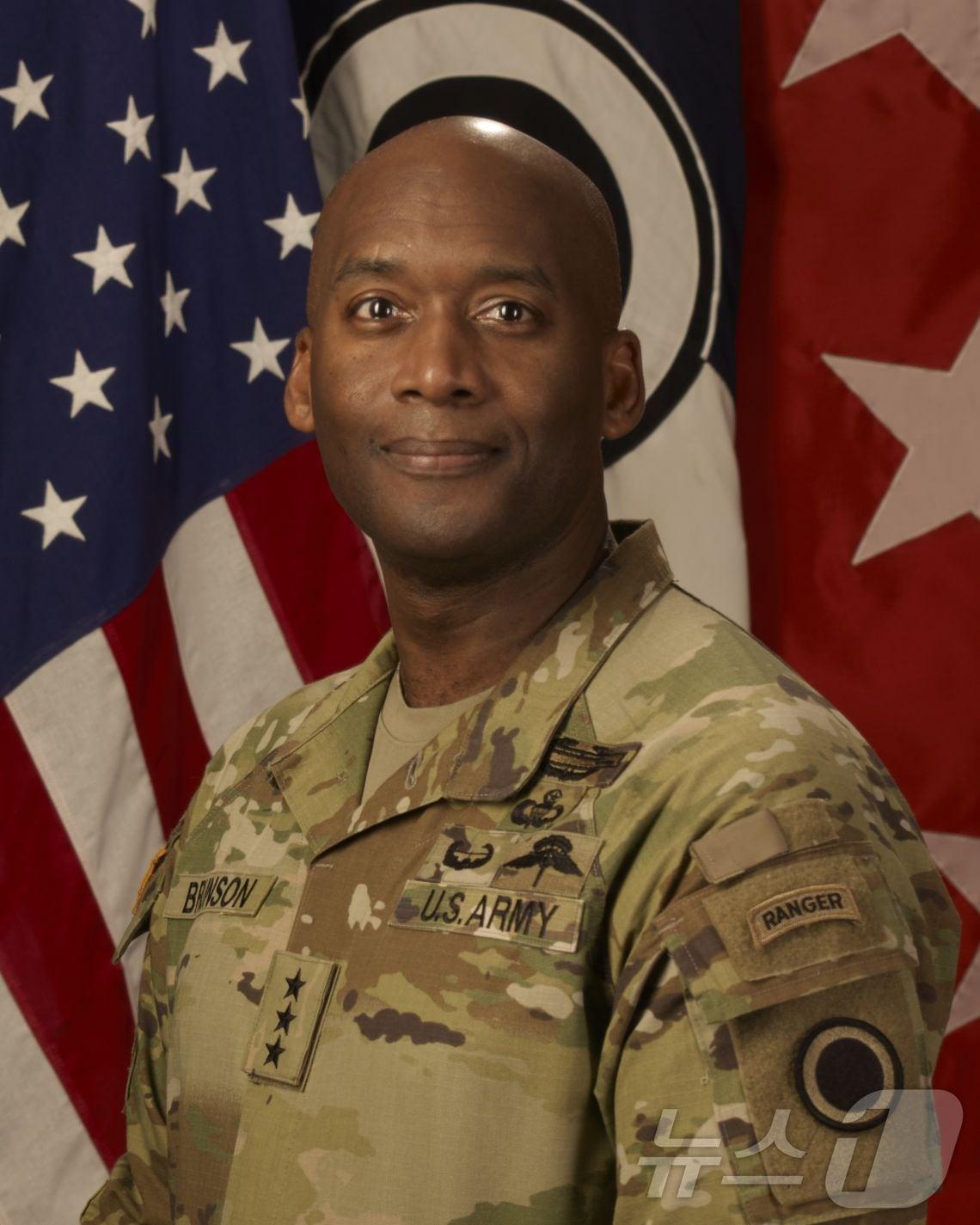 본문 이미지 - 한미 연합 사령관에 지명된 자비에르 T. 브런슨(Xavier T. Brunson) 육군 중장.<출처 = 미 육군 홈페이지>