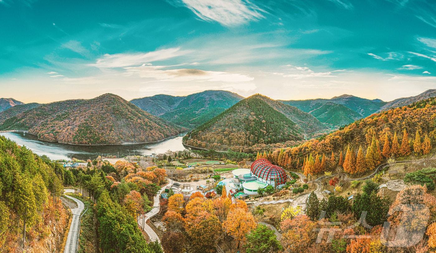 남해힐링숲타운.(경남도 제공)