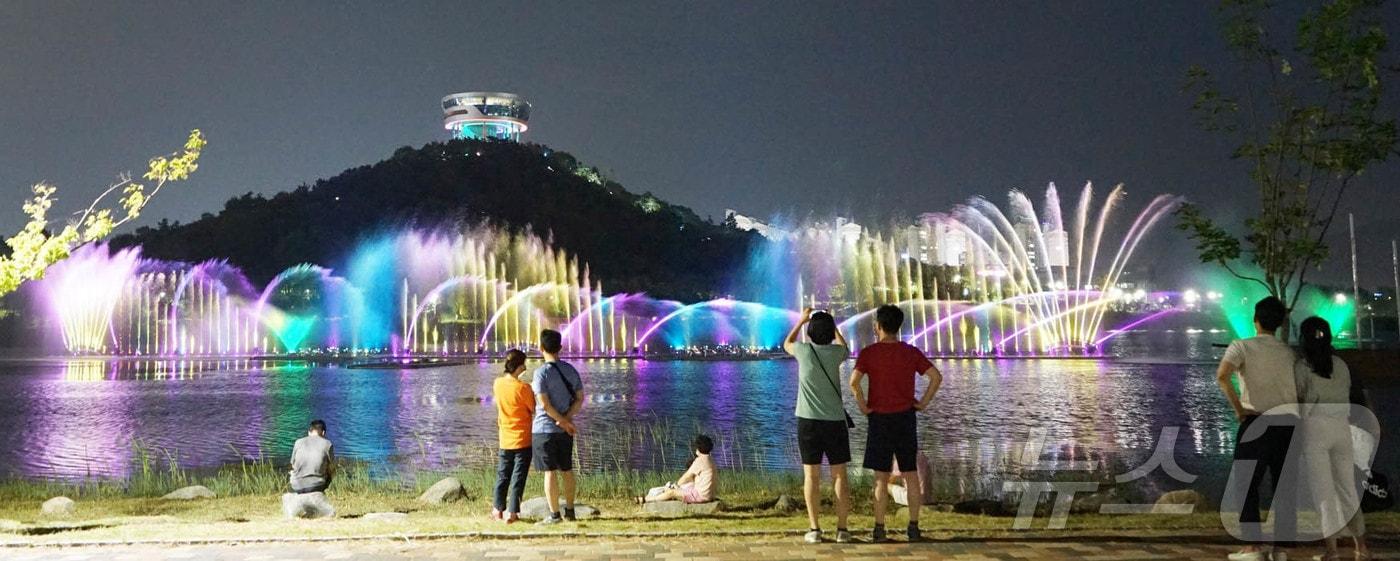 나주 빛가람 혁신도시 내 호수공원.(나주시 제공, 재배포 및 DB 금지) /뉴스1