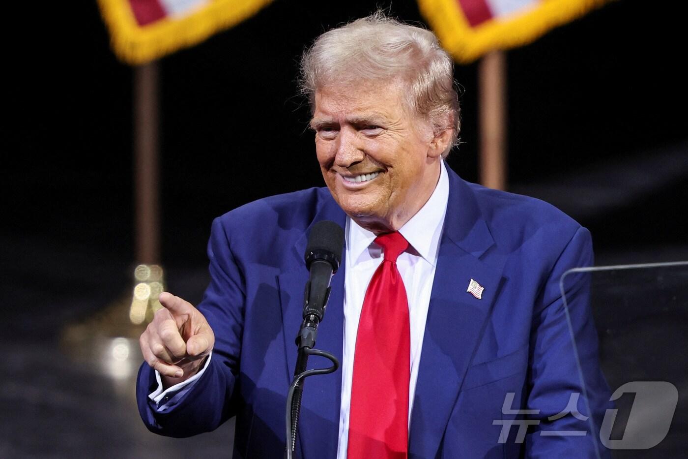 본문 이미지 - 미국 공화당 대선후보인 도널드 트럼프 전 대통령. ⓒ 로이터=뉴스1 ⓒ News1 김지완 기자