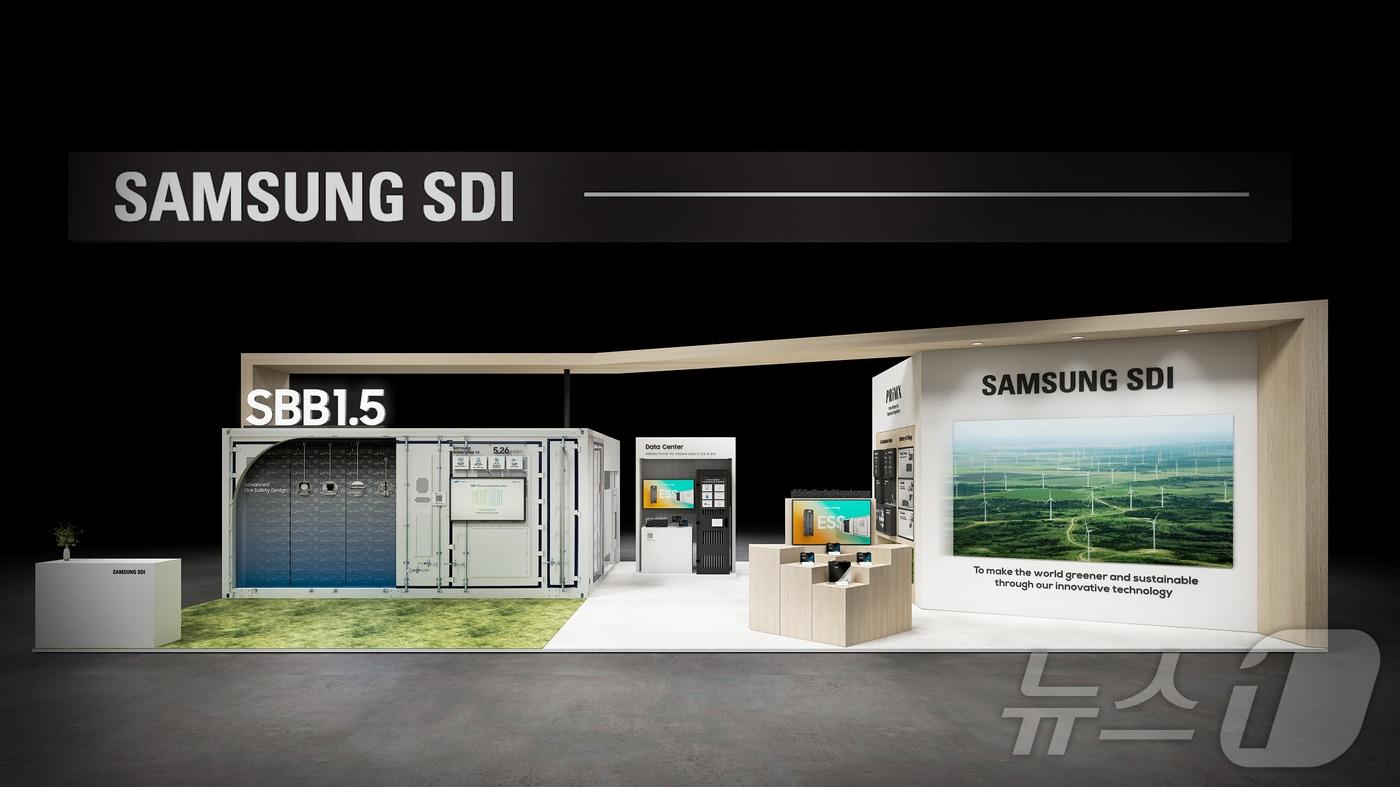 삼성SDI RE+2024 전시회 부스 조감도(삼성SDI 제공)