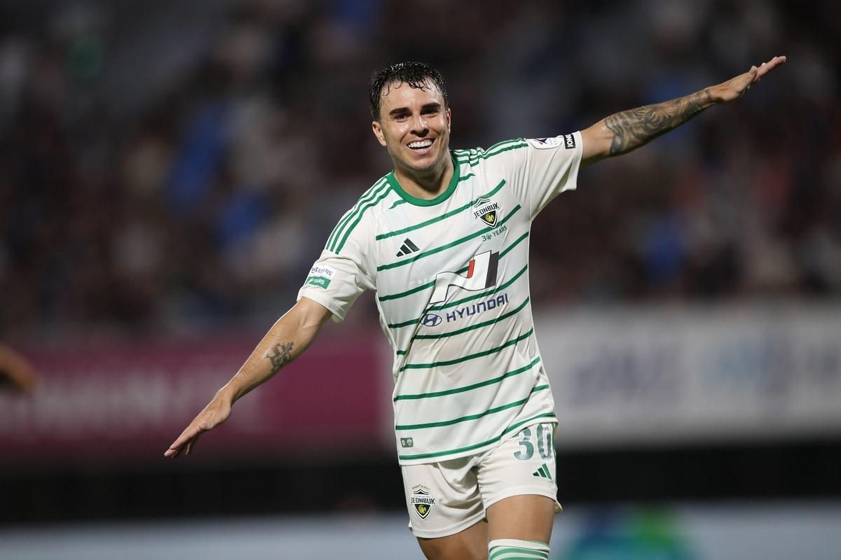 본문 이미지 -  전북 현대 공격수 안드리고. (한국프로축구연맹 제공)