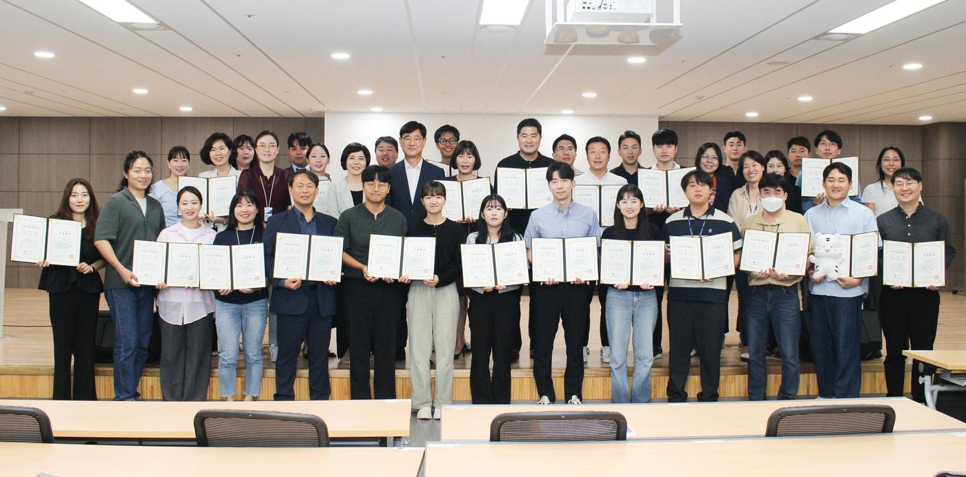 본문 이미지 -  체육공단이 K-스포츠 ESG 얼라이언스 발대식을 개최했다.(국민체육진흥공단 제공)