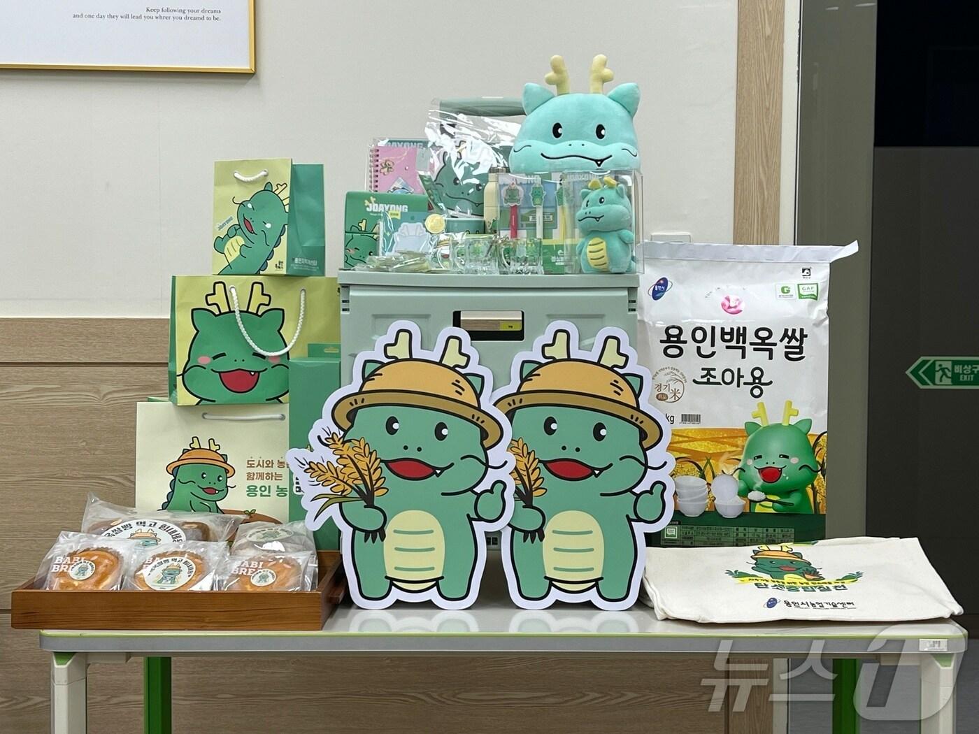 본문 이미지 - 용인시가 조아용과 백옥쌀을 활용해 개발하고 있는 가공 식품 시제품들.(용인시 제공)