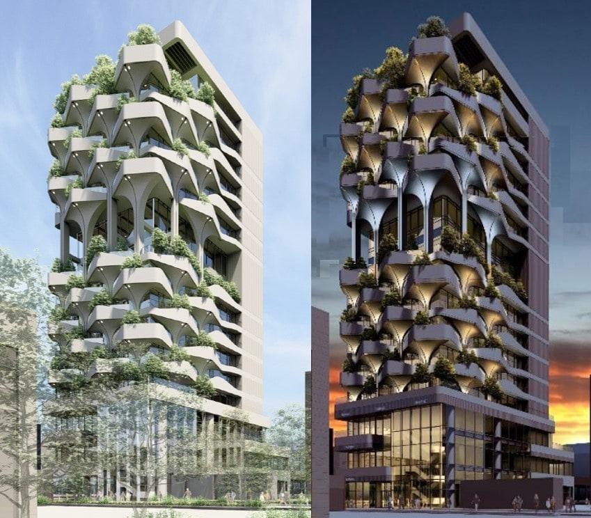 본문 이미지 - 성수동 오피스 조감도(HL디앤아이한라 제공).