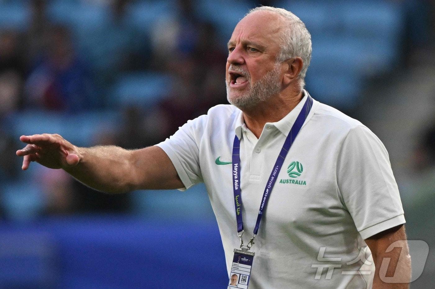 이라크의 새로운 사령탑 그레이엄 아놀드는 호주 대표팀을 이끌고 2022 카타르 월드컵 16강까지 올랐다. ⓒ AFP=뉴스1