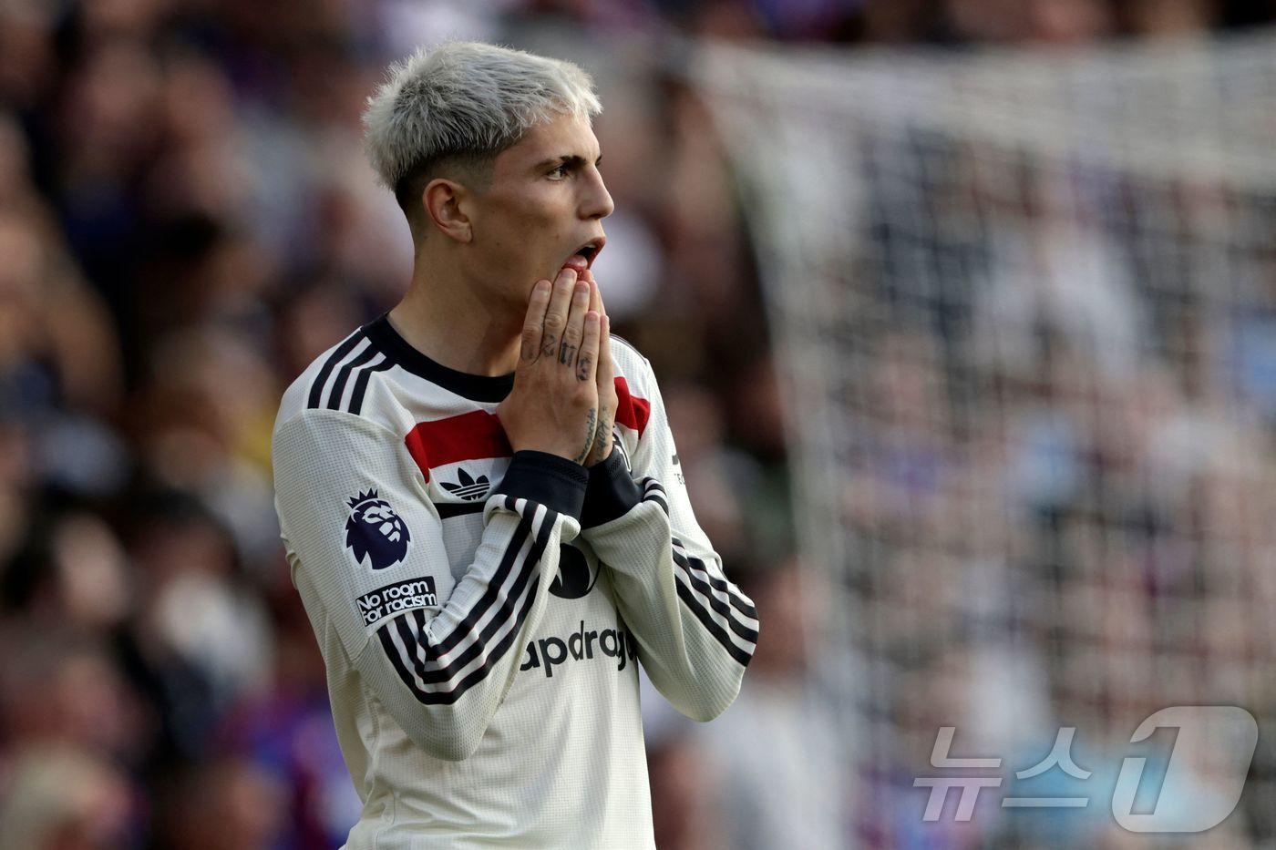 본문 이미지 - 맨체스터 유나이티드의 공격수 알레한드로 가르나초. ⓒ AFP=뉴스1