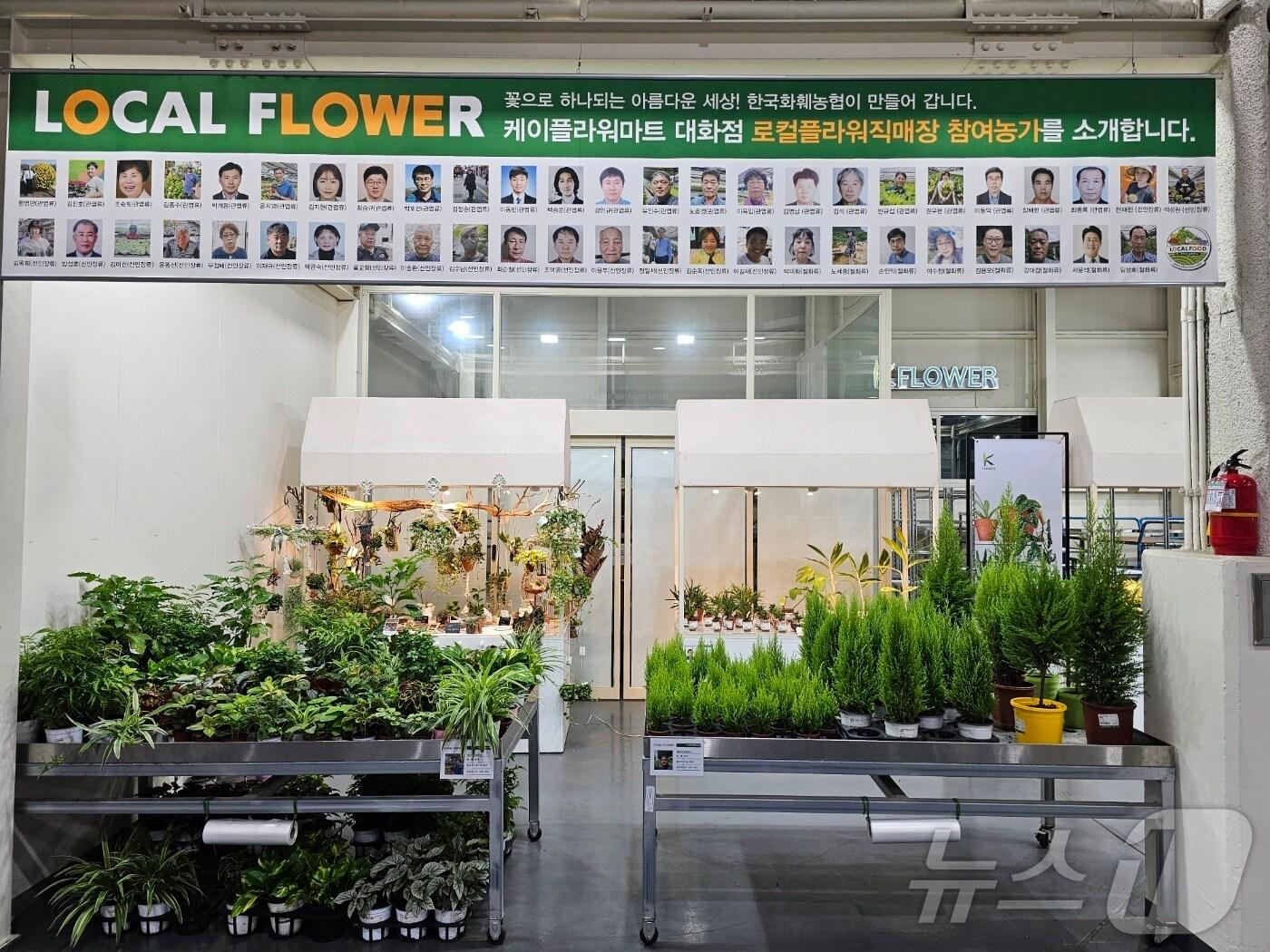 본문 이미지 - 20일 개장한 고양시 로컬 플라워 직매장. &#40;고양시 제공&#41;