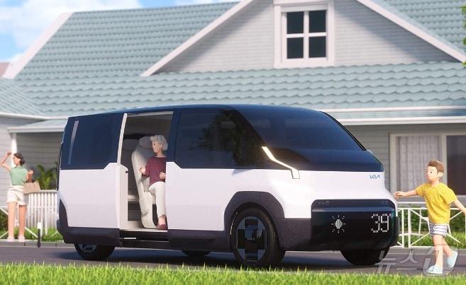 본문 이미지 - 기아 목적기반자동차(PBV) 마이크로 사이트에 게재된 중형급 PBV 'PV5' 일러스트(홈페이지 갈무리). 2024.09.24.